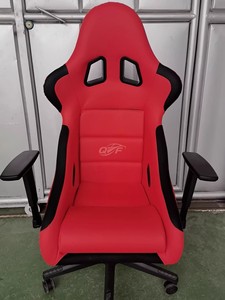 Chaise de jeu ergonomique <span class=keywords><strong>RECARO</strong></span> rouge, chaise de bureau à dossier haut avec accoudoirs réglables <span class=keywords><strong>360</strong></span>° °   Chaise pivotante pour le bureau à domicile - Product Image 1
