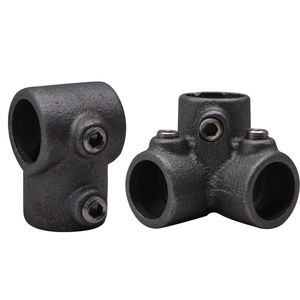 Высококачественные структурные зажимы для ограждений, горячеоцинкованные зажимные фитинги для ключей, соединители для тепличных стальных труб - Product Image 2