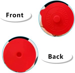 Couvre-tasse en silicone réutilisable, plus épais, écologique, couleurs assorties, pour tasse de voyage - Product Image 3