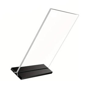 Soporte de exhibición de acrílico versátil popular, soporte de menú de doble cara, estético moderno resistente a los arañazos, letreros duraderos - Product Image 3