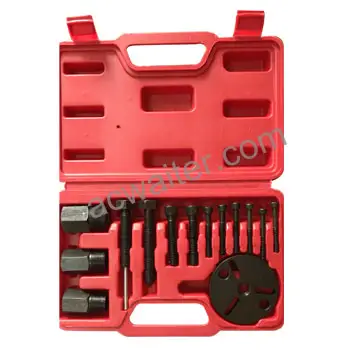 Air Conditioning Compressor Magnetic Clutch Hub Puller Installer Remove Tool Kit