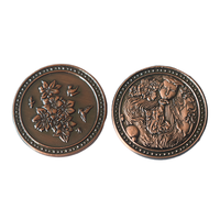Conception personnalisée Pièce de jeu Pièce de jeu en métal fini antique Pièces de jeu pour jeu de société