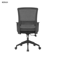 Chaise de travail moderne pour étudiant, chaise de bureau ergonomique, acier inoxydable, tissu confortable, dessin technique, maille noire et bleue pour ordinateur, laboratoire