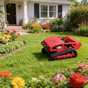 Cortadora de Césped Robótica con Control Remoto, Orugas de Goma para Agricultura, Motor de Gasolina con Certificación CE EPA, para Todo Tipo de Terreno - Product Image 1