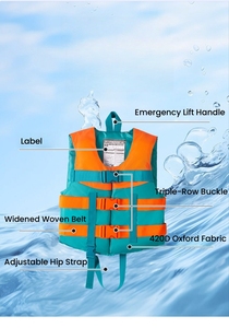 <span class=keywords><strong>Gilet</strong></span> de <span class=keywords><strong>sauvetage</strong></span> personnalisé avec mousse EPE <span class=keywords><strong>Gilet</strong></span> de <span class=keywords><strong>sauvetage</strong></span> Tissu Oxford <span class=keywords><strong>Gilet</strong></span> de <span class=keywords><strong>sauvetage</strong></span> pour adultes pour les sports nautiques Sea Lake - Product Image 5