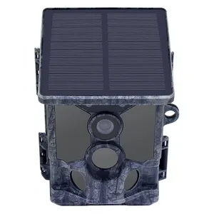 Yeni bir yapı güneş enerjili iz kam 4K canlı kontrol açık kablosuz bağlantı avcılık takip kamerası telefon App