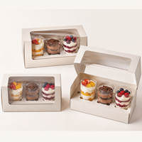 Boîtes carrées personnalisées imprimées sur mesure pour gâteaux, emballages alimentaires sécurisés pour boulangeries et mariages