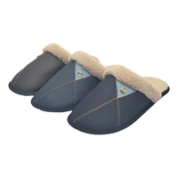 Chaussons d'intérieur chauds et antidérapants en mousse à mémoire de forme pour hommes, imperméables et doux, pour l'hiver