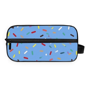 Blue Color Design Waterproof Pouch Wash <b>Bag</b> Customs logo Adult Zipper Travel <b>Toiletry</b> Cosmetic <b>Bag</b> - Product Image 2