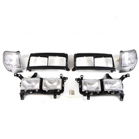 Pièces automobiles, autres accessoires extérieurs, supports de phares, supports de feux de coin jaunes, compatibles avec LandCruiser LC80 1990-1997
