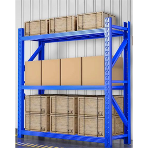 מדפי מחסן רב-שכבתיים, מדפי תצוגה מסחריים, מדפים בעלי כושר נשיאה גבוה, מדפי אחסון - Product Image 3