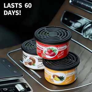 Parfum de voiture en bois organique longue durée 42g 60 jours pour parfumer la voiture et la maison, désodorisant d'ambiance au parfum vanille cerise - Product Image 3