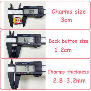 Custom personalizzazione Design PVC UV stampato scarpe charm decorazioni Custom Pvc Clog scarpe Charms - Product Image 3