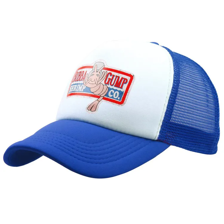 Men Women Outdoor Printed Logo Breathable Summer Golf Caps Mesh Sports Cap