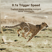 Cámara de Caza Premium de Fábrica con Visión Nocturna Infrarroja de 940NM, Pantalla de 2.4 Pulgadas, Exploración de Fauna Silvestre, Wifi 4G, CMOS, Zoom Óptico de 10x-20x, 130