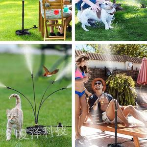 Sistema de Enfriamiento por Nebulización para Exteriores, Rociador con Manguera de Agua, Niebla Fina, Control Manual para Patio y Jardín, 0.1-0.4Mpa - Product Image 4