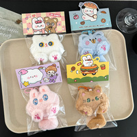 Gantungan Kunci Boneka Kucing Lucu, Liontin Cantik untuk Wanita, Gantungan Tas Kartun Berkualitas Tinggi, Hadiah Kecil