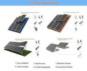 बंद ग्रिड खड़े हो जाओ अकेले सौर पीवी ऊर्जा प्रणाली 5KW 6KW 7KW 8KW 10KW सौर ऊर्जा जनरेटर के लिए बंद ग्रिड घरों - Product Image 6