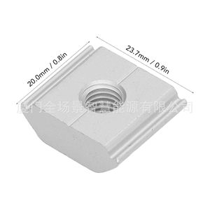 Abrazadera de Montaje Solar de Aluminio de 10 mm Anodizada para Sistema de Racks Fotovoltaicos - Product Image 2