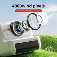 Nouvel appareil photo instantané coloré en plastique pour enfants 2025, impression haute résolution, sortie photo directe, carte mémoire, sans écran, pour le 1er juin