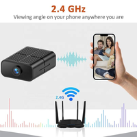 OiKay 1080P Mini-Kameras Intelligente Sicherheitskamera Kleine 2,4G WLAN Kabellose P2P IP-Kamera mit Einweg-Audio Aufladbar für Zuhause und Büro