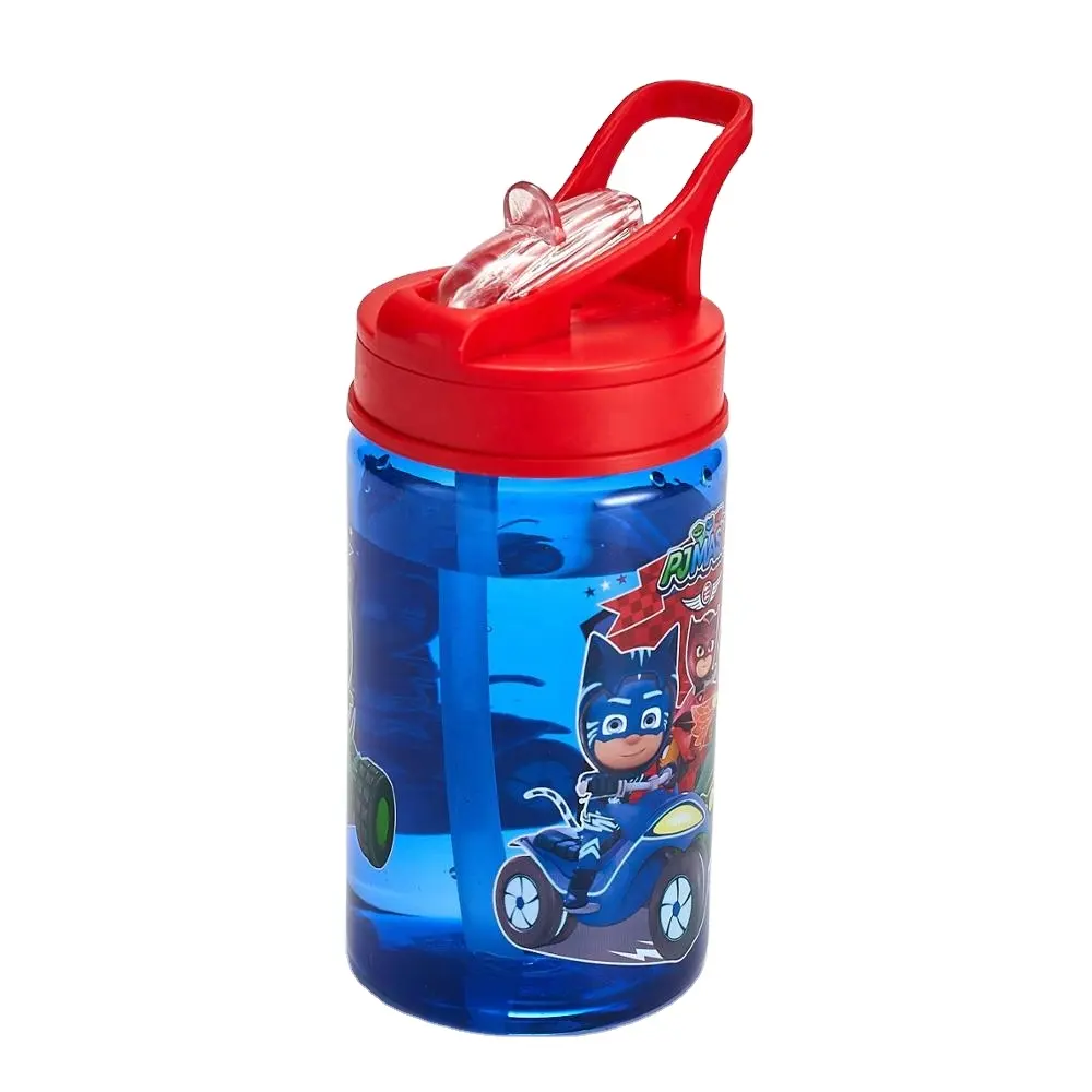 Garrafa esportiva de plástico para crianças, garrafa com canudo 400ml/500ml/680ml