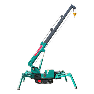 Hengwang động cơ diesel bánh xích tự hành cần cẩu nhện hẹp lĩnh vực thủy lực Kính thiên văn 3t5t8t 10-19.5m nâng chiều cao - Product Image 5