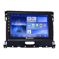Pour Ford Everest 2015-2018 version de base appareil 9 pouces Double 2 Din octa-core Quad voiture stéréo Navigation GPS android voiture radio