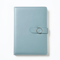 A5 personnalisé planificateur quotidien d'auto-amélioration nouveau Design logo en relief PU cuir couverture rigide Journal feuille d'or fil à coudre