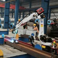 Nouveau robot de soudage automatique intelligent à 6 axes Raintech, soudage à l'arc immergé MIG, suivi des coutures, utilisation industrielle