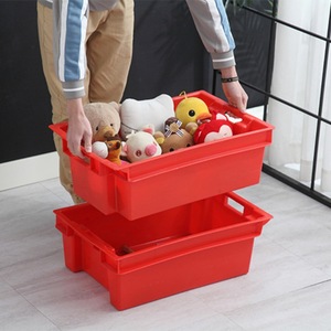 <b>Plastic</b> Turnover <b>Box</b> 600x395x200mm Stackable For Industrial Parts Storage And Food Transport - Product Image 3