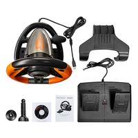 5 dans 1 Gaming Volants PXN-V3II 180 Degrés Volant pour PC/P3/P4/X BOÎTE/Commutateur Racing Wheel avec Pédales