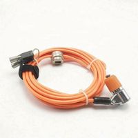 ANLI Cadenas à clé bon marché pour ordinateur portable et câble de sécurité