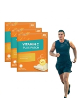 Patch transdermique de vitamine C à marque privée pour le bien-être quotidien et le soutien immunitaire – Autocollant nutritif pour le soutien immunitaire – OEM