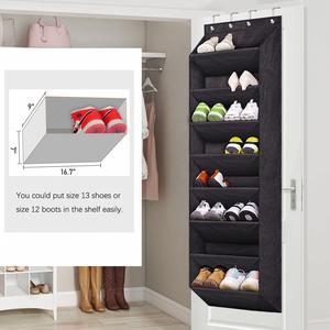 Door-Mounted <b>Shoe</b> Storage Rack Multi-Compartment Multi-Tier <b>Shoe</b> Bag Household Item Storage Bag Door-Mounted Hanging Bag - Product Image 2
