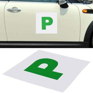 2 Aimants de Voiture en PVC Souple, Autocollants Magnétiques Étanche, Nouveaux Panneaux Magnétiques pour Conducteur, Plaque Magnétique Complète P et L pour Voiture - Product Image 5