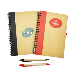 Taccuino personalizzato <span class=keywords><strong>con</strong></span> il Logo della carta Kraft del taccuino <span class=keywords><strong>con</strong></span> la penna <span class=keywords><strong>a</strong></span> <span class=keywords><strong>spirale</strong></span> del taccuino - Product Image 5