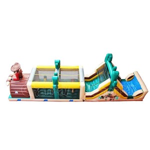 Parcours d'obstacles gonflable en PVC sur le thème du Far West pour enfants, équipement de jeu commercial pour la <span class=keywords><strong>location</strong></span> événementielle - Product Image 2