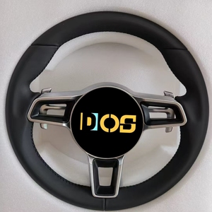 Volante de Fibra de Carbono LED Compatible con <span class=keywords><strong>Porsche</strong></span> Panamera Cayenne Macan 718 Boxster Cayman Taycan <span class=keywords><strong>Carrera</strong></span> 996 911 981 957 958 991 - Product Image 3