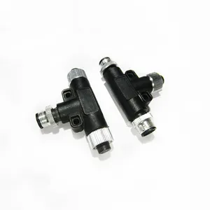 Conector do sensor tipo M12 M8 parafusos código A B código D código X