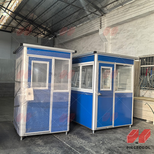 Meilleure vente Kiosque de sécurité portable de bonne qualité Sentry Box avec fonction étanche Cabine de garde préfabriquée <span class=keywords><strong>à</strong></span> vendre - Product Image 2