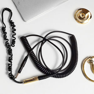 สายหูฟังแบบม้วน HDJ X5 สำหรับเปลี่ยน <span class=keywords><strong>ATH</strong></span>-<span class=keywords><strong>M50x</strong></span> ใช้แทนสาย AUX ของหูฟัง Audio-Technica <span class=keywords><strong>ATH</strong></span>-M40x, <span class=keywords><strong>ATH</strong></span>-M70x - Product Image 1