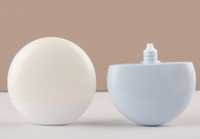 Couleur personnalisée/Logo 50ml rond vide Squeeze crème solaire/flacons de crème pour les mains emballage cosmétique avec bouchon