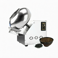 Nouvelle machine à dragées BY-300 en acier inoxydable, pour fruits, sucre et chocolat, équipement de dragage électrique à vitesse réglable