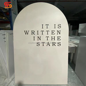 SMOOTH Factory Direct Event Party Welcome Arch Stand Customized Backdrop Arch With 3D <b>Letters</b> For Wedding Decoration - Product Image 4