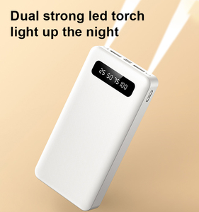 Wholesal Caricatore 2 Uscita Usb 20000 Banca di Potere Display Digitale <span class=keywords><strong>20.000</strong></span> mAh Tipo C Powerbank Con Doppio Led Torcia - Product Image 5