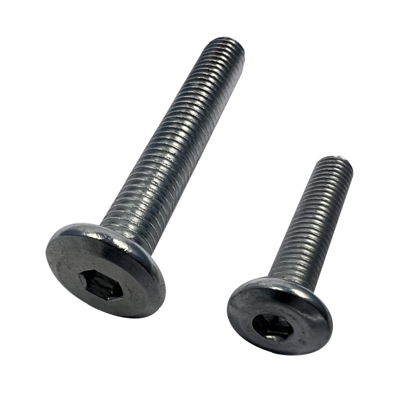 Ready Stock Zinc Plated Full Thread Fastener M10 Low Profile Furniture Connector JCB Bolt China Cheap Price Bolt and Nut