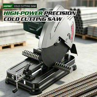 Scie à découper à froid de 14''/355 mm de diamètre, 2800 W, 1000 tr/min, machine à couper l'acier, scie à onglet pour découpe à froid de l'acier/du fer/de l'aluminium
