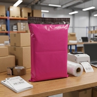 Sacs d'expédition personnalisés en polyéthylène (LDPE) résistants aux déchirures, auto-adhésifs, pour chaussettes, avec logo