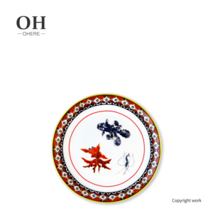 Thiết Kế Mới Đặt Bữa Ăn Tối Sang Trọng Không Thường Xuyên Tấm Đặt Trung Quốc Phong Cách Cá Và Hoa Đồ Ăn Sang Trọng Cho Tổ Chức Sự Kiện & Phục Vụ & Cho Thuê - Product Image 5